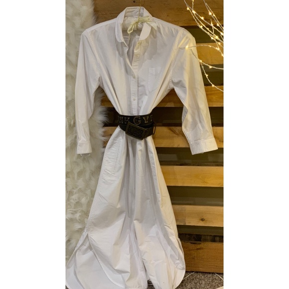 Long Button Up Top/Dress with Junk Gypsy Belt - Picture 4 of 5